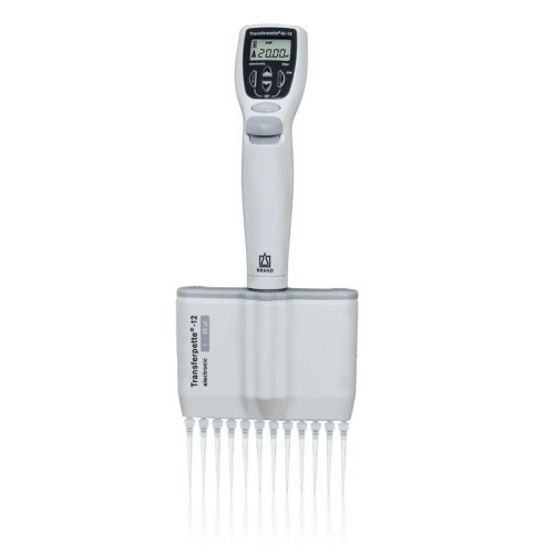 Pipetta a volume variabile a 12 canali da 1 a 20 ul - Transferpette electronic