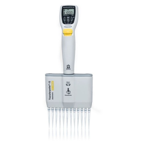 Pipetta a volume variabile a 12 canali da 5 a 100 ul - Transferpette electronic