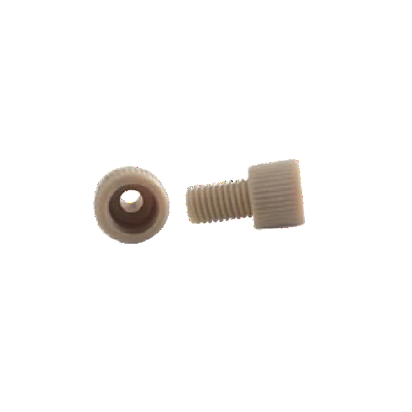 Raccordo in PEEK per tubi con diametro esterno 1/16"  (1,6 mm.)