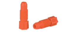 Raccordo in PP arancione per tubi con diametro esterno 1/8"  (3,2 mm.)