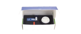 Tappo a vite nero GL 45 di sicurezza con 2 porte per tubi diametro 1/8" (3,2 mm.) E VAlvola aria