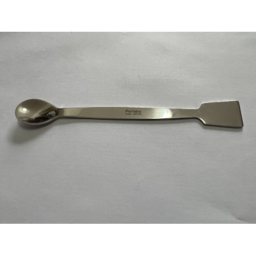 Spatola con cucchiaio inox lunghezza 180 mm. (cucchiaio 40 x 30 mm. - spatola 25 x 35 mm.)