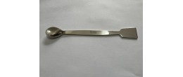 Spatola con cucchiaio inox lunghezza 180 mm. (cucchiaio 40 x 30 mm. - spatola 25 x 35 mm.)