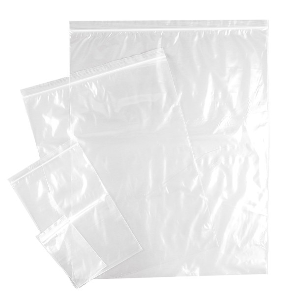 Sacchetti a cerniera 100 x 150 mm. conf. 100 spessore 90 um.