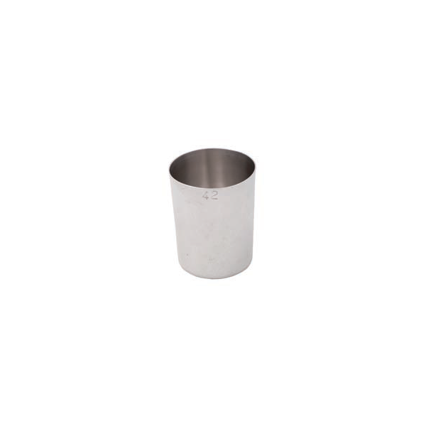 Crogiolo in platino cilindrico ml. 90 (40x75h mm.) peso 315 gr. spessore 1,40 mm.