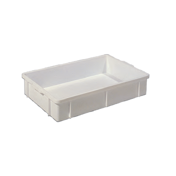 Cassetta sovrapponibile in PP litri 25 (654x428x115 mm.)