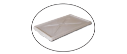 Coperchio per cassette PL 603B e PL 603G