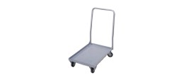 Carrello in acciaio inox per cassette da 130 litri