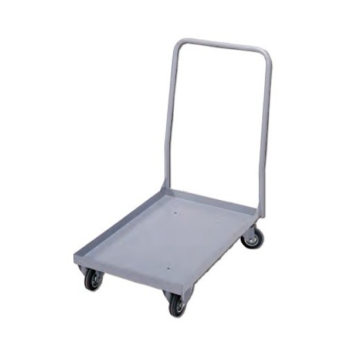 Carrello in ferro verniciato per cassette da 55 litri - ruote in gomma