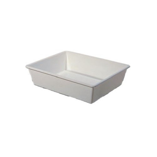 Vaschetta in ABS (250x250x80 mm.) colore bianco
