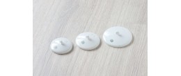 Coperchio in porcellana per crogiolo da 40 mm. di diametro