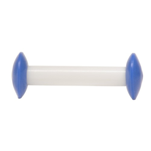 Ancorette magnetiche a rocchetto 20x36 mm. - dischi blu