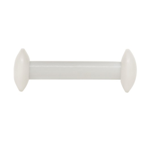 Ancorette magnetiche a rocchetto 20x36 mm. - dischi bianchi