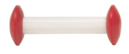 Ancorette magnetiche a rocchetto 20x54 mm. - dischi rossi
