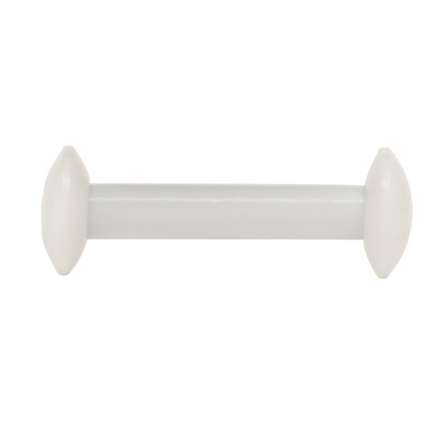 Ancorette magnetiche a rocchetto 20x54 mm. - dischi bianchi Ancorette magnetiche a rocchetto 20x54 mm. - dischi bianchi