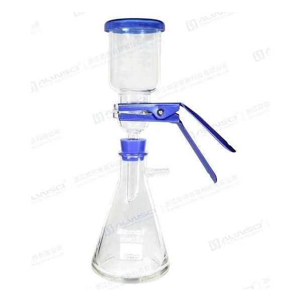 Sistema filtrante in vetro diametro 47 mm. completo (beuta da 500 ml.)
