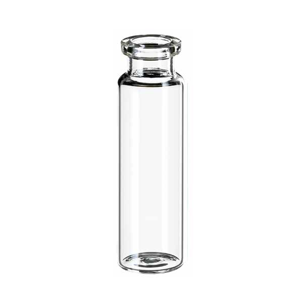 Vials crimp per spazio di testa in vetro bianco 20 ml. - ND 20 - fondo arrotondato