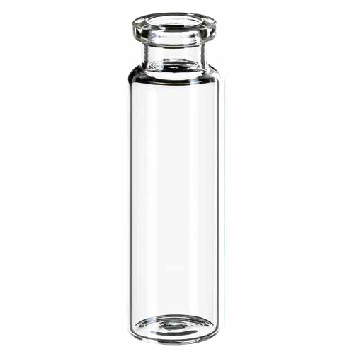 Vials crimp per spazio di testa in vetro bianco 20 ml. - ND 20 - fondo arrotondato
