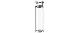 Vials crimp per spazio di testa in vetro bianco 20 ml. - ND 20 - fondo arrotondato