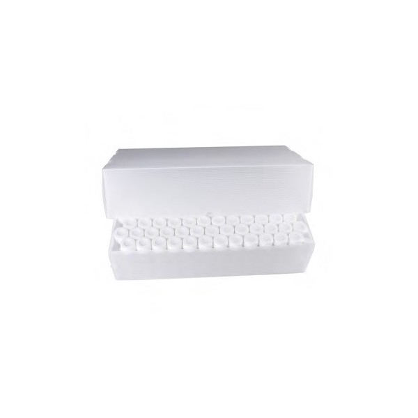 Vials preassemblate ml. 40 vetro chiaro con tappo pieno e setto in silicone/PTFE