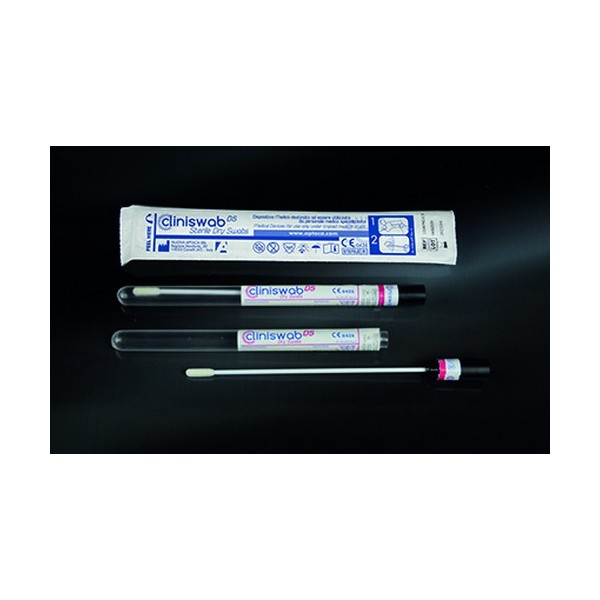 Tampone asta in plastica sterile in provetta (12x150 mm.) confezione da 1000