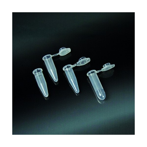 Microprovette incolore ml. 2 con tappo graduate confezione da 1000