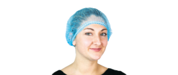 Cuffietta monouso non sterile in TNT verde rotonda conf. 100