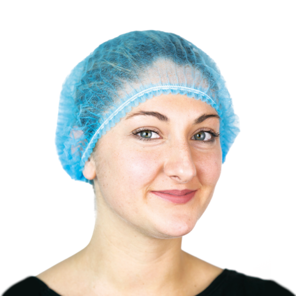 Cuffietta monouso non sterile in TNT blu...