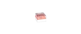 Rack per cryovials da 1 e 2 ml. rosso 25 posizioni