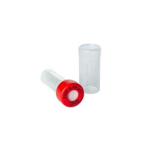 Separa vials filtrante con membrana in ptfe porosità 0,45 um. confezione da 100