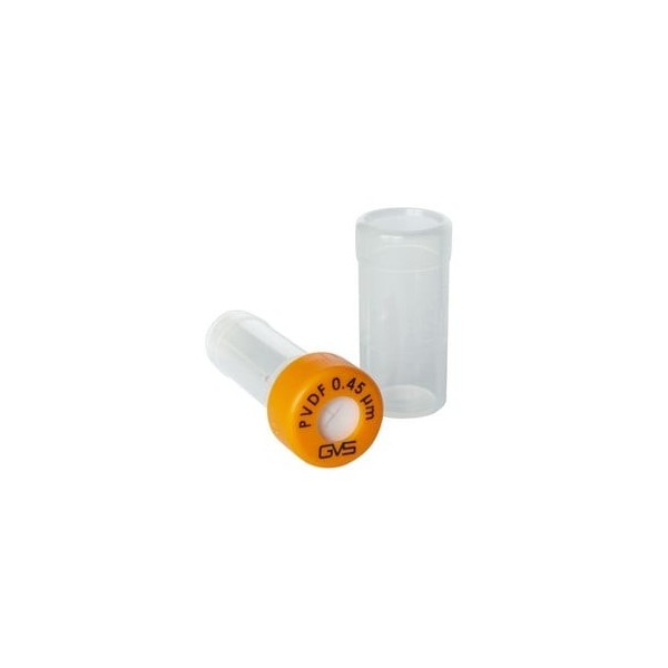 Separa vials filtrante con membrana in pvdf porosità 0,45 um. confezione da 100 Separa vials filtrante con membrana in pvdf porosità 0,45 um. confezione da 100