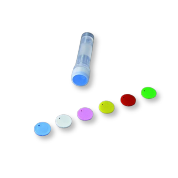 Dischetti colorati colore azzurro confezione da 1000