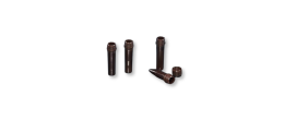 Microprovette opache filettate ml. 0,5 coniche con base senza tappo conf. da 1000