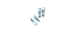 Microprovette con tappo a vite ml. 0,5 coniche con base e tappo con guarnizione conf. da 3000