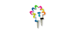Clips in polipropilene per chiusura in sicurezza microprovette da 0,5 ml. conf. da 100