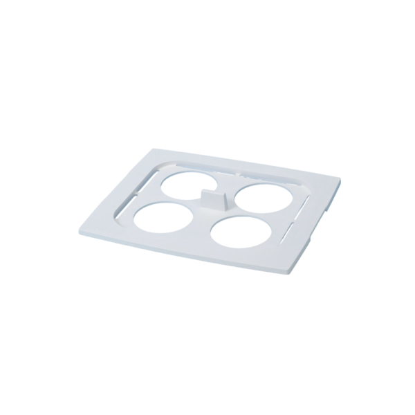 Supporto beaker in plastica per 4 beaker da 600 ml. per Branson 5510/5800