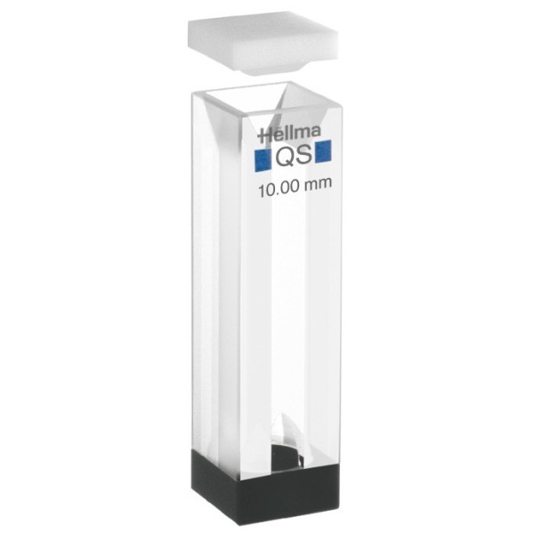 Cuvetta per agitatori magnetici in quarzo con coperchio ml. 1,5 C.O. 10 mm. tipo 109