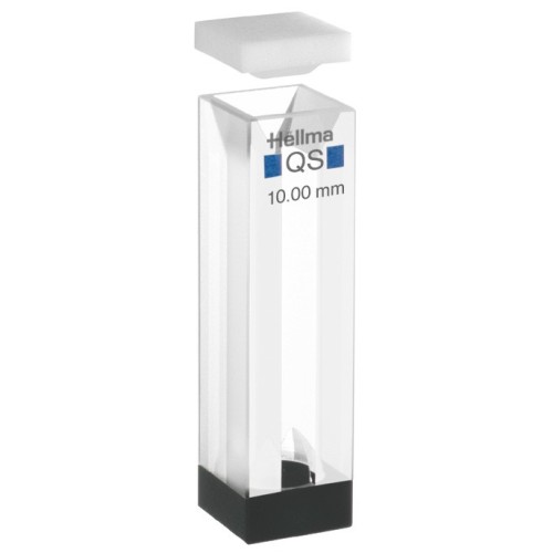 Cuvetta per agitatori magnetici in quarzo con coperchio ml. 1,5 C.O. 10 mm. tipo 109