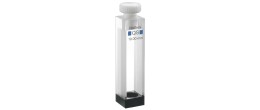 Cuvetta per agitatori magnetici in quarzo con tappo ml. 3,5 C.O. 10 mm. tipo 119