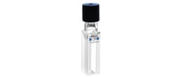 Cuvetta sigillabile in quarzo con tappo a vite chiuso ml. 1,4 C.O. 10 mm. tipo 117
