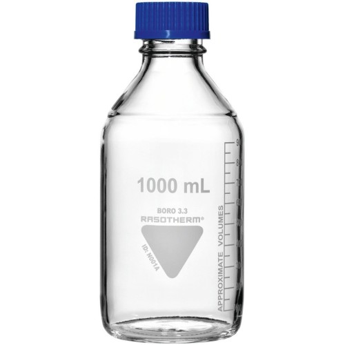 Bottiglia ISO in vetro borosilicato ml. 2000