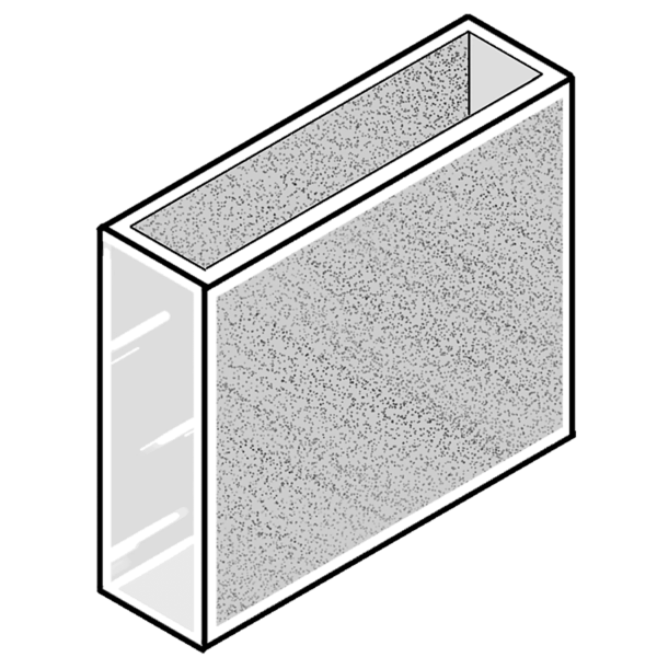 Cuvetta in vetro ottico speciale senza coperchio ml. 10.5 C.O. 30 mm. - confezione da 4 pezzi