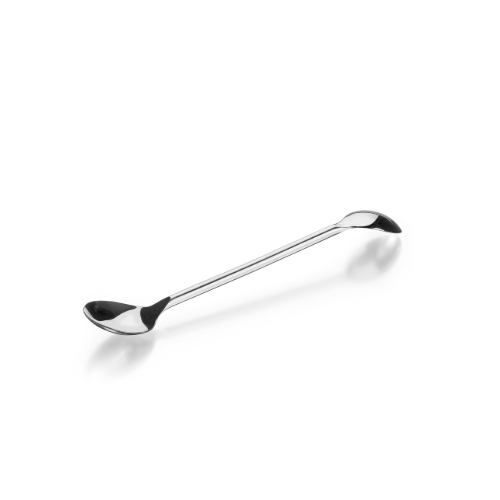 Spatola doppio cucchiaio inox lunghezza 250 mm. (cucchiai 29 x 35 mm.)