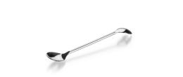 Spatola doppio cucchiaio inox lunghezza 250 mm. (cucchiai 29 x 35 mm.)