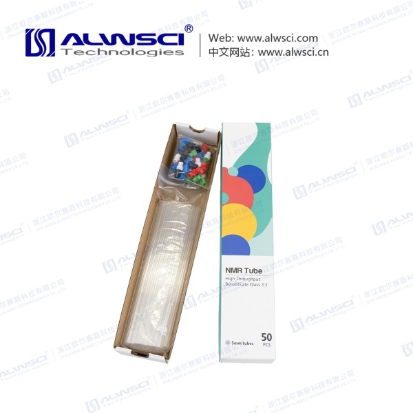 Tubi nmr diametro 5 mm. - lunghezza 178 mm. confezione da 50 (600 Mhz) con tappi