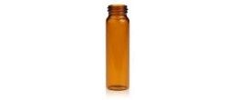 Vials collo filettato 24/400 in vetro ambrato 60 ml.