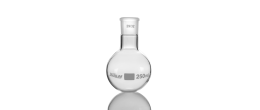 Pallone vetro borosilicato 3.3 fondo tondo ml. 250 - cono 29/32