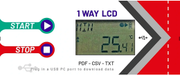 Data logger mini 1way LCD
