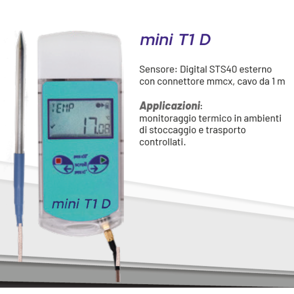 Data logger mini T1 D
