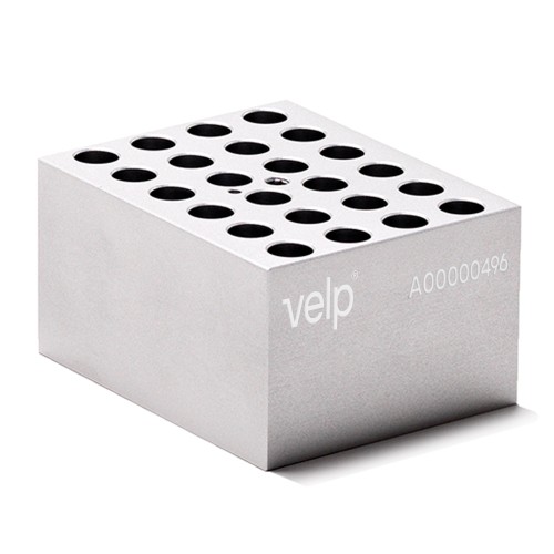 Blocco STT-W24-D100-A per 24 provette a fondo tondo da 10 mm.